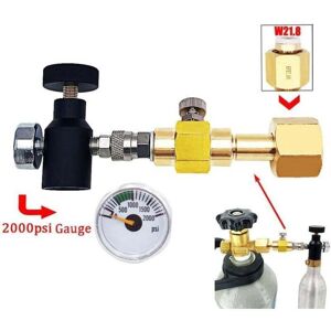 YMYNY W21.8 Leak-proof and Wear-resistant Inflator Valve Adapter, CO2 Cylinder Hose Adapter, mumu Cylinder Filling Valve Adapters YMYNY W21.8 Leak-proof and Wear-resistant Inflator Valve Adapter, CO2 Cylinder Hose Adapter, mumu Cylinder Filling Valve Adapters