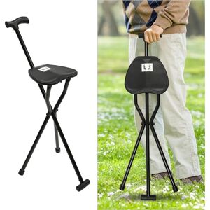 CNCEST Walking Stick with Seat, Folding Chair Walking Stick Walking Cane Potable Retractable Lightweight Aluminium Walking Cane Seat with Anti Slip Rubber CNCEST Walking Stick with Seat, Folding Chair Walking Stick Walking Cane Potable Retractable Lightweight Aluminium Walking Cane Seat with Anti Slip Rubber