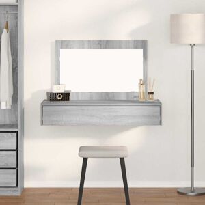 Dressing Table Grey 100 x 40 x 70 cm Engineered wood Vidaxl Dressing Table Grey 100 x 40 x 70 cm Engineered wood Vidaxl