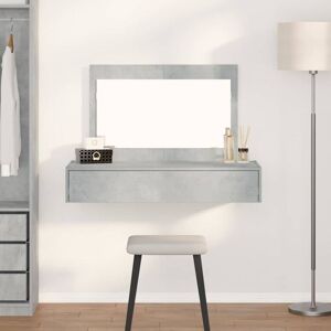 Dressing Table Grey 100 x 40 x 70 cm Engineered wood Vidaxl Dressing Table Grey 100 x 40 x 70 cm Engineered wood Vidaxl