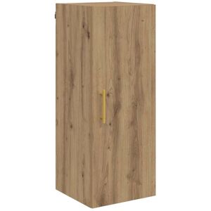 Wall Mounted Cabinet Artisan Oak 34.5 x 34 x 90 cm vidaXL Wall Mounted Cabinet Artisan Oak 34.5 x 34 x 90 cm vidaXL