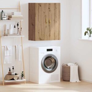 Wall Mounted Cabinet Artisan oak 69.5 x 34 x 90 cm Vidaxl Wall Mounted Cabinet Artisan oak 69.5 x 34 x 90 cm Vidaxl