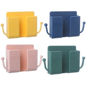 Linghhang - Wall Mounted Cell Phone Holder, 4 Pieces Wall Mounted Air Conditioner Storage Box, Mini Wall Mounted Remote Control Organizer for Family Linghhang - Wall Mounted Cell Phone Holder, 4 Pieces Wall Mounted Air Conditioner Storage Box, Mini Wall Mounted Remote Control Organizer for Family