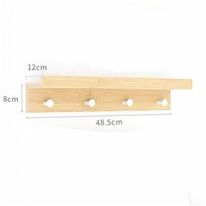 CYSLMUK Wall Mounted Coat Rack, Wall Mounted Coat Rack with Floating Shelf Wall Mounted Key Hooks Mail Holder Organizer for Entryway, Kitchen, Bathroom, CYSLMUK Wall Mounted Coat Rack, Wall Mounted Coat Rack with Floating Shelf Wall Mounted Key Hooks Mail Holder Organizer for Entryway, Kitchen, Bathroom,