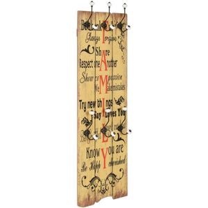 Wall-mounted Coat Rack with 6 Hooks 120x40 cm family Vidaxl Wall-mounted Coat Rack with 6 Hooks 120x40 cm family Vidaxl