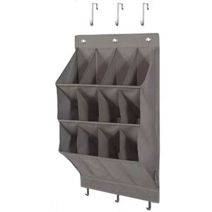 DHKLFA Wall-mounted shoe storage bag multi-functional door back storage hanging bag sundries multi-layer gray finish 12 single grid jc0VW4ZHxe4 DHKLFA Wall-mounted shoe storage bag multi-functional door back storage hanging bag sundries multi-layer gray finish 12 single grid jc0VW4ZHxe4