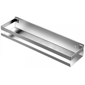 Cyslmuk - Wall Mounted Spice Rack, Stainless Steel Kitchen Storage Shelf, Hanging Storage Shelf, Brushed Steel Seasoning Rack (40cm) Cyslmuk - Wall Mounted Spice Rack, Stainless Steel Kitchen Storage Shelf, Hanging Storage Shelf, Brushed Steel Seasoning Rack (40cm)