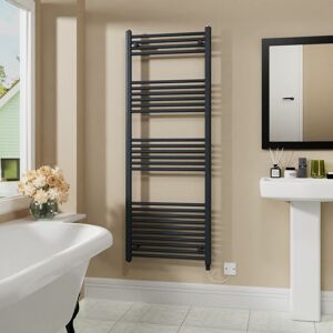 WARMEHAUS Electric Bathroom Radiator Straight Anthracite 1600x600mm 800W WARMEHAUS Electric Bathroom Radiator Straight Anthracite 1600x600mm 800W