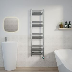Warmehaus - Thermostatic Towel Rail Straight Timer Chrome 1400x400mm Warmehaus - Thermostatic Towel Rail Straight Timer Chrome 1400x400mm