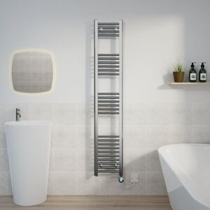 Warmehaus - Thermostatic Towel Rail Straight Timer Chrome 1600x300mm Warmehaus - Thermostatic Towel Rail Straight Timer Chrome 1600x300mm