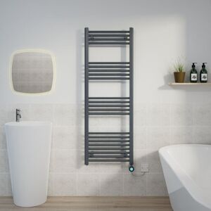 Warmehaus - Thermostatic Towel Rail Straight Timer Sand Grey 1400x500mm Warmehaus - Thermostatic Towel Rail Straight Timer Sand Grey 1400x500mm