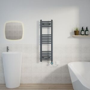 Warmehaus - Thermostatic Towel Rail Straight Timer Sand Grey 1000x300mm Warmehaus - Thermostatic Towel Rail Straight Timer Sand Grey 1000x300mm