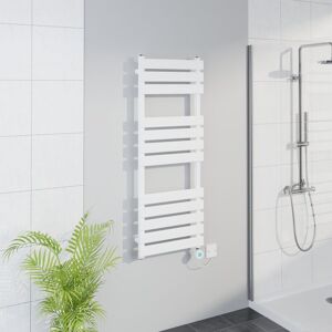 Warmehaus - WiFi Thermostatic Flat Towel Rail Timer White 1200x450mm Warmehaus - WiFi Thermostatic Flat Towel Rail Timer White 1200x450mm