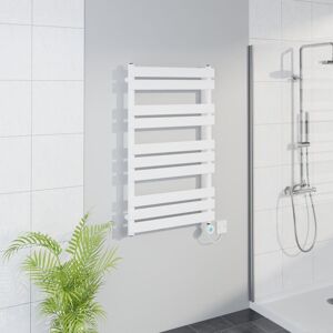 Warmehaus - WiFi Thermostatic Flat Towel Rail Timer White 1000x600mm Warmehaus - WiFi Thermostatic Flat Towel Rail Timer White 1000x600mm