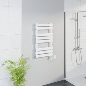 Warmehaus - WiFi Thermostatic Flat Towel Rail Timer White 800x450mm Warmehaus - WiFi Thermostatic Flat Towel Rail Timer White 800x450mm