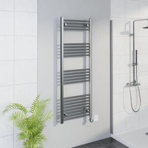 Warmehaus - WiFi Thermostatic Straight Towel Rail Timer Chrome 1400x500mm Warmehaus - WiFi Thermostatic Straight Towel Rail Timer Chrome 1400x500mm