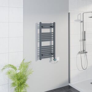 Warmehaus - WiFi Thermostatic Straight Towel Rail Timer Sand Grey 800x400 Warmehaus - WiFi Thermostatic Straight Towel Rail Timer Sand Grey 800x400