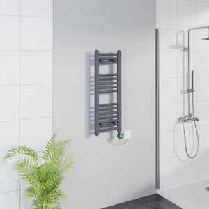 Warmehaus - WiFi Thermostatic Straight Towel Rail Timer Sand Grey 800x300 Warmehaus - WiFi Thermostatic Straight Towel Rail Timer Sand Grey 800x300