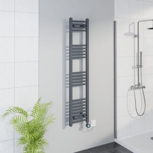 Warmehaus - WiFi Thermostatic Straight Towel Rail Timer Sand Grey 1400x300 Warmehaus - WiFi Thermostatic Straight Towel Rail Timer Sand Grey 1400x300