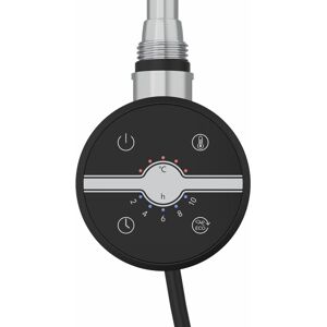 WARMEHAUS Touch Screen Thermostatic Electric Heating Element with Timer lcd Display Dual Fuel for Bathroom Heated Towel Rails and Radiators Black 500W WARMEHAUS Touch Screen Thermostatic Electric Heating Element with Timer lcd Display Dual Fuel for Bathroom Heated Towel Rails and Radiators Black 500W