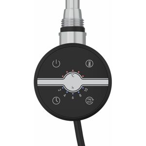 WARMEHAUS Touch Screen Thermostatic Electric Heating Element with Timer lcd Display Dual Fuel for Bathroom Heated Towel Rails and Radiators Black 250W WARMEHAUS Touch Screen Thermostatic Electric Heating Element with Timer lcd Display Dual Fuel for Bathroom Heated Towel Rails and Radiators Black 250W