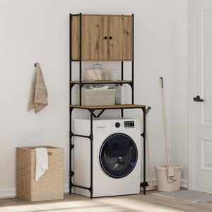 Washing Machine Cabinet Artisan oak 68 x 48.5 x 194 cm Vidaxl Washing Machine Cabinet Artisan oak 68 x 48.5 x 194 cm Vidaxl