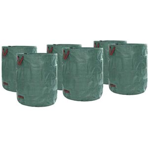 Garden Waste Bags 12 pcs Green 79 x 79 x 99.5 cm Polypropylene Vidaxl Garden Waste Bags 12 pcs Green 79 x 79 x 99.5 cm Polypropylene Vidaxl