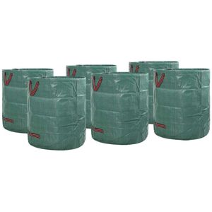 Garden Waste Bags 12 pcs Green 67 x 67 x 75.5 cm Polypropylene Vidaxl Garden Waste Bags 12 pcs Green 67 x 67 x 75.5 cm Polypropylene Vidaxl