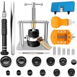TLILY Watch Repair Kit,Watch Tool Set, Battery Replacement, Back Remover Holder, Spring Bar, Tweezers TLILY Watch Repair Kit,Watch Tool Set, Battery Replacement, Back Remover Holder, Spring Bar, Tweezers