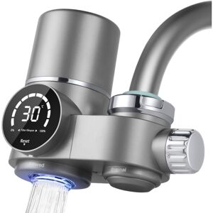 WOIYIC Water Filter Tap, Water Filter System with LED Display, Includes 1 Cartridge, 8 Filtering Layers, Removes Impurities, Chlorine, Bleach, Worms, Easy WOIYIC Water Filter Tap, Water Filter System with LED Display, Includes 1 Cartridge, 8 Filtering Layers, Removes Impurities, Chlorine, Bleach, Worms, Easy