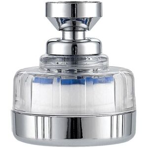 Ymyny - Water filter tap with 6 pp cotton filter elements, universal anti-limescale faucet filter, 360° rotatable spray head Ymyny - Water filter tap with 6 pp cotton filter elements, universal anti-limescale faucet filter, 360° rotatable spray head