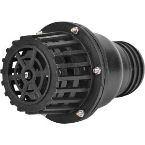 Groofoo - Water Pump Foot Valve Black pvc Low Pressure Flat Check Valve for Fluid Machine(3in) Groofoo - Water Pump Foot Valve Black pvc Low Pressure Flat Check Valve for Fluid Machine(3in)