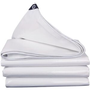 Memkey - Waterproof and durable tarpaulin, pvc tarpaulin, white waterproof tarpaulin with eyelets, 2 x 3 m high tarpaulin Memkey - Waterproof and durable tarpaulin, pvc tarpaulin, white waterproof tarpaulin with eyelets, 2 x 3 m high tarpaulin