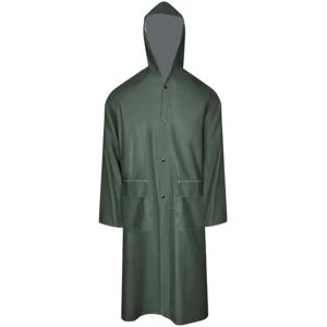 vidaXL XL Green Waterproof Heavy-duty Raincoat - Raincoat vidaXL XL Green Waterproof Heavy-duty Raincoat - Raincoat