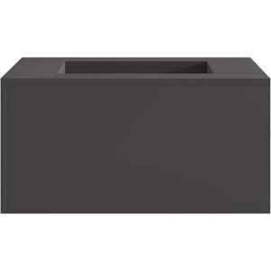 Fire Pit Black 60 x 60 x 30 cm Steel vidaXL Fire Pit Black 60 x 60 x 30 cm Steel vidaXL