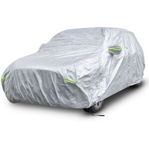 COSTWAY Weatherproof Car Cover Universal Full Cover w/ Zipper Door 483cm COSTWAY Weatherproof Car Cover Universal Full Cover w/ Zipper Door 483cm