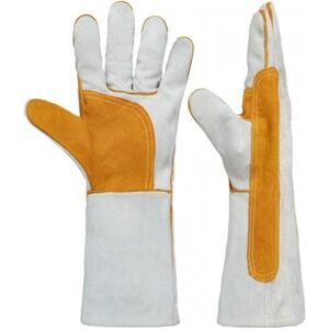 CYSLMUK Welding gloves, long, welding protection, thermal insulation, wear-resistant, 36 cm CYSLMUK Welding gloves, long, welding protection, thermal insulation, wear-resistant, 36 cm