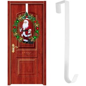 Linghhang - White) 15' Premium Metal Wreath Hanger Hook for Christmas Decoration, Large Size Linghhang - White) 15' Premium Metal Wreath Hanger Hook for Christmas Decoration, Large Size
