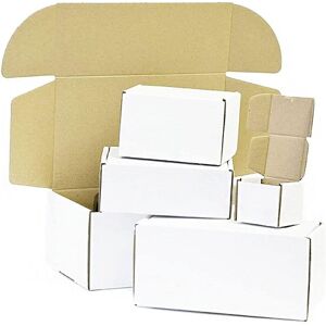 STORM TRADING GROUP 500 x 10x7x3" White Die Cut Postal Shipping Boxes STORM TRADING GROUP 500 x 10x7x3" White Die Cut Postal Shipping Boxes
