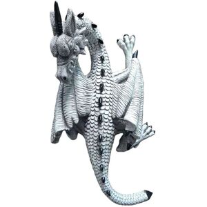 TLILY White Flying Dragon Head and Tail Swinging Garden Pendant Home Decoration Ornaments Resin Crafts TLILY White Flying Dragon Head and Tail Swinging Garden Pendant Home Decoration Ornaments Resin Crafts
