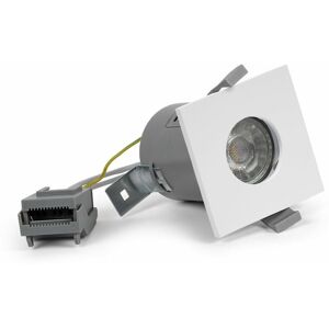White GU10 Square Fire Rated Downlight - IP65 Se Home White GU10 Square Fire Rated Downlight - IP65 Se Home