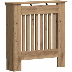 Radiator Cover Artisan Oak 78 x 19 x 81.5 cm Engineered Wood vidaXL Radiator Cover Artisan Oak 78 x 19 x 81.5 cm Engineered Wood vidaXL