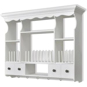 Wooden Kitchen Wall Cabinet White vidaXL Wooden Kitchen Wall Cabinet White vidaXL