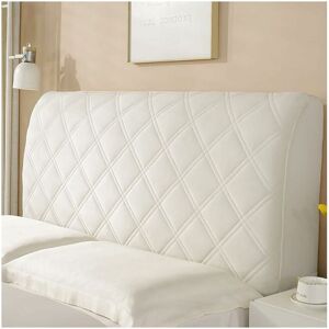 CYSLMUK White,180cm Universal Bed Headboard Cover, Soft Stretch Bed Headboard Cover, Washable Dustproof Short Plush Protective Cover, for Bedroom Decoration CYSLMUK White,180cm Universal Bed Headboard Cover, Soft Stretch Bed Headboard Cover, Washable Dustproof Short Plush Protective Cover, for Bedroom Decoration