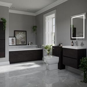 Wholesale Domestic - Barton 1700mm x 700mm Slim Edge Straight Single Ended Bathroom Suite including Metallic Slate Furniture Set with Slim Edge Basin Wholesale Domestic - Barton 1700mm x 700mm Slim Edge Straight Single Ended Bathroom Suite including Metallic Slate Furniture Set with Slim Edge Basin