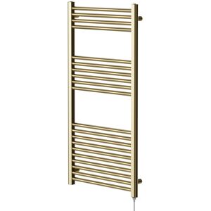 Wholesale Domestic - Colore Brushed Brass 1200mm x 600mm Straight Electric Heated Towel Rail Wholesale Domestic - Colore Brushed Brass 1200mm x 600mm Straight Electric Heated Towel Rail