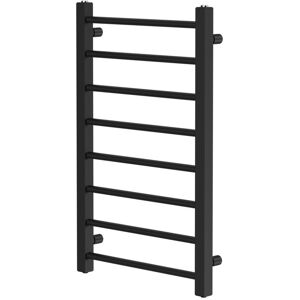 Wholesale Domestic - Colore Cohen Matt Black 800mm x 500mm Straight Heated Towel Rail Wholesale Domestic - Colore Cohen Matt Black 800mm x 500mm Straight Heated Towel Rail