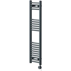 Wholesale Domestic - Pizarro Anthracite 1200mm x 300mm Straight Digital Thermostatic Electric Heated Towel Rail Wholesale Domestic - Pizarro Anthracite 1200mm x 300mm Straight Digital Thermostatic Electric Heated Towel Rail