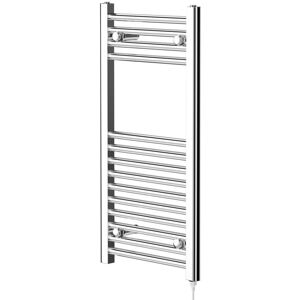 Wholesale Domestic - Pizarro Chrome 800mm x 400mm Straight Electric Heated Towel Rail Wholesale Domestic - Pizarro Chrome 800mm x 400mm Straight Electric Heated Towel Rail