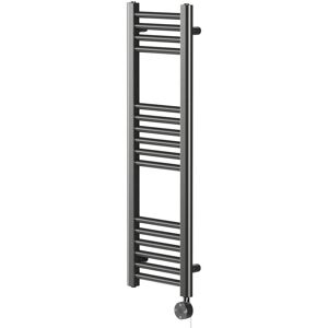 Wholesale Domestic - Pizarro Colore Gunmetal Grey 1000mm x 300mm Straight Digital Thermostatic Electric Heated Towel Rail Wholesale Domestic - Pizarro Colore Gunmetal Grey 1000mm x 300mm Straight Digital Thermostatic Electric Heated Towel Rail